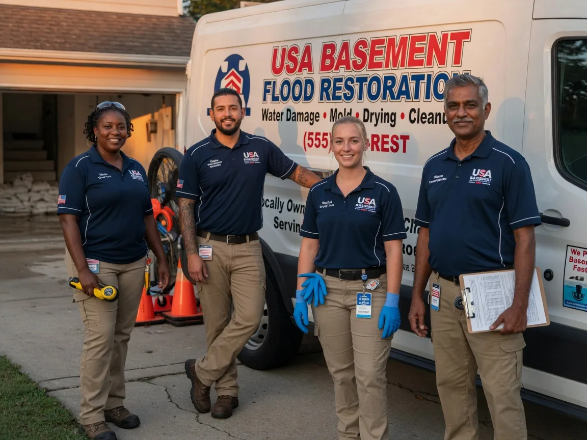 Basement Flood Cleanup company in Somerdale, OH